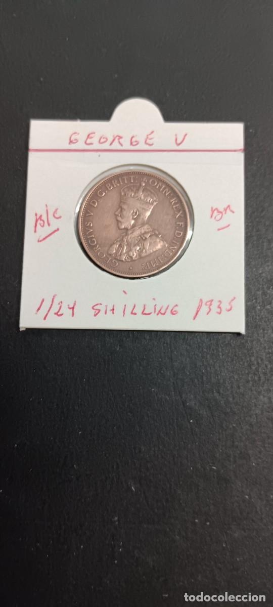 Monedas antiguas de Europa: JERSEY 1/24 SHILLING 1935 BC KM=15 (BRONCE)GEORGE V