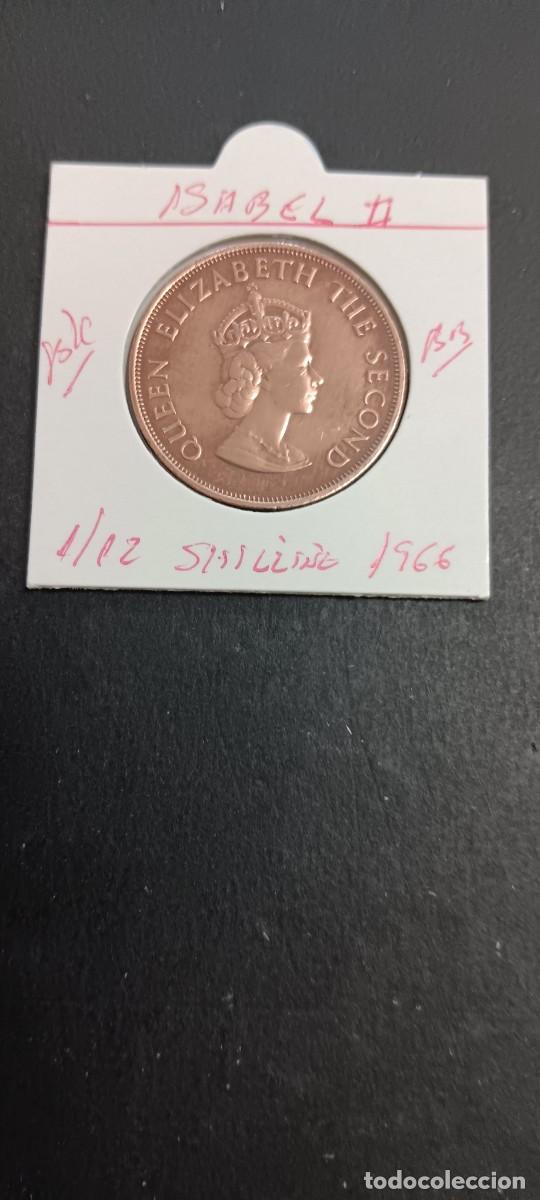 Monedas antiguas de Europa: JERSEY 1/12 SHILLING 1966 BC KM=26 (BRONCE) ISABEL II-CONQUISTA NORMANDIA 1066-1966