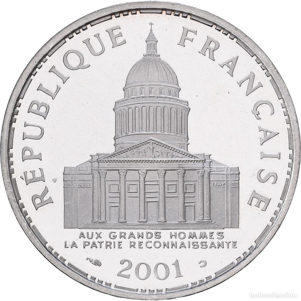Monedas antiguas de Europa: [#1167616] Francia, 100 Francs, 2001, BE, Plata, MBC+, Gadoury:898 a
