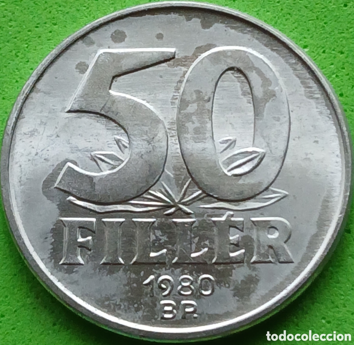Monete antiche di Europa: Hungr&iacute;a 50 filler 1980 km#574