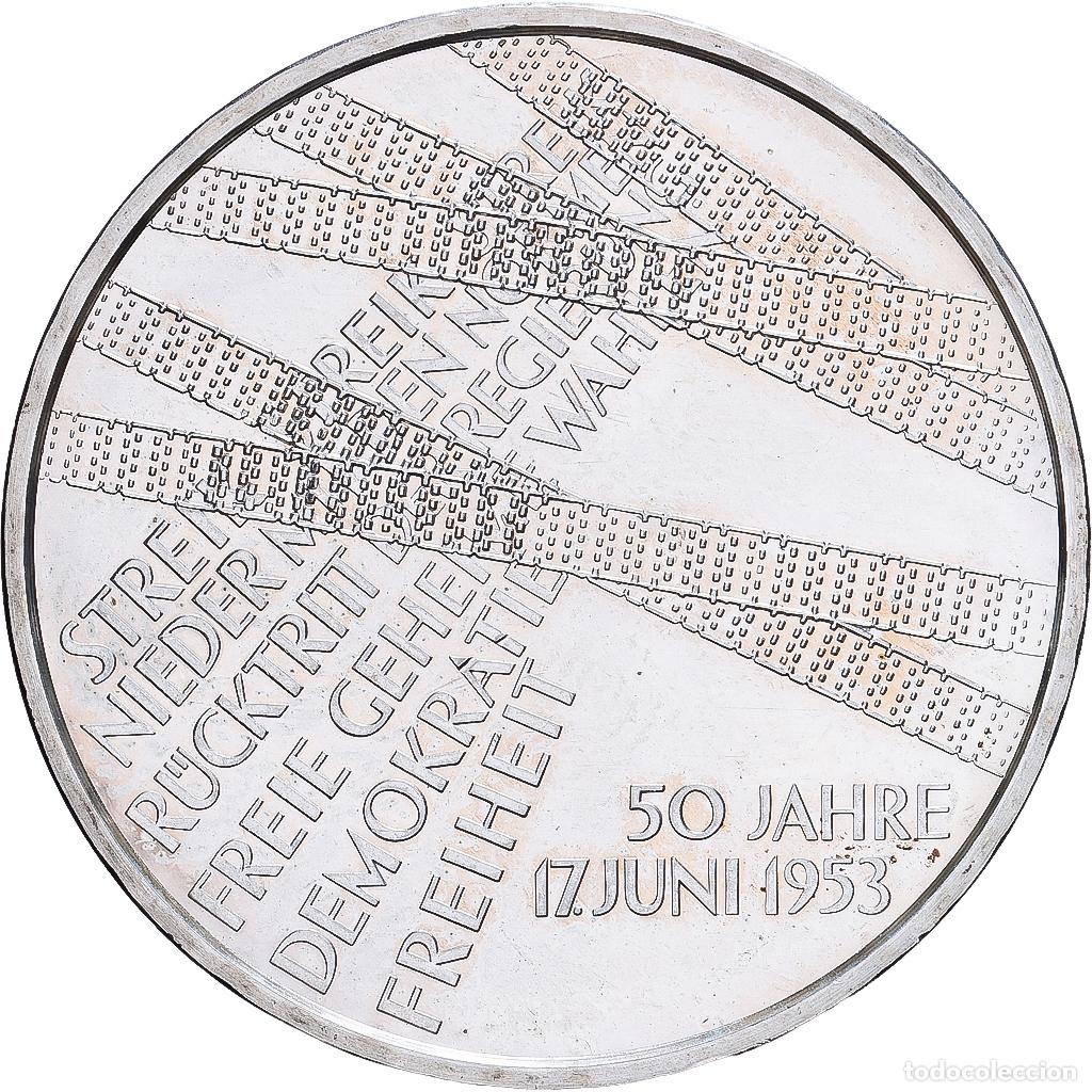 Monedas antiguas de Europa: [#1167626] Alemania, 10 Euro, Uprising in East Germany 1953, 2003, Berlin, Plata, SC