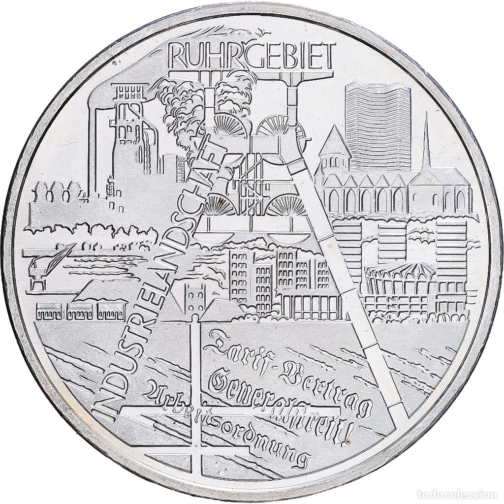 Monedas antiguas de Europa: [#1167627] Alemania, 10 Euro, Ruhr Industrial District, 2003, Stuttgart, Plata, SC, KM:224