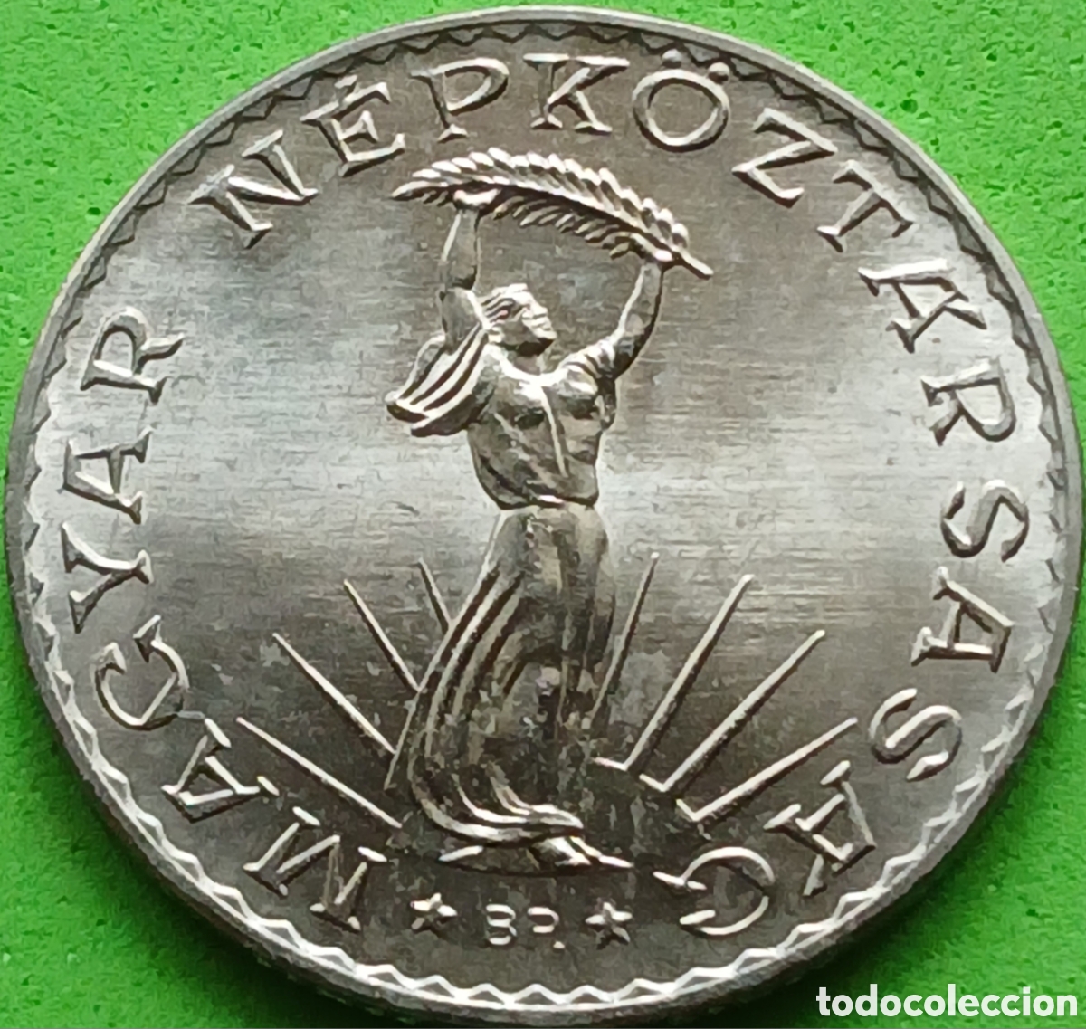 Monete antiche di Europa: Hungr&iacute;a 10 forint 1980 km#595 ESCASA!