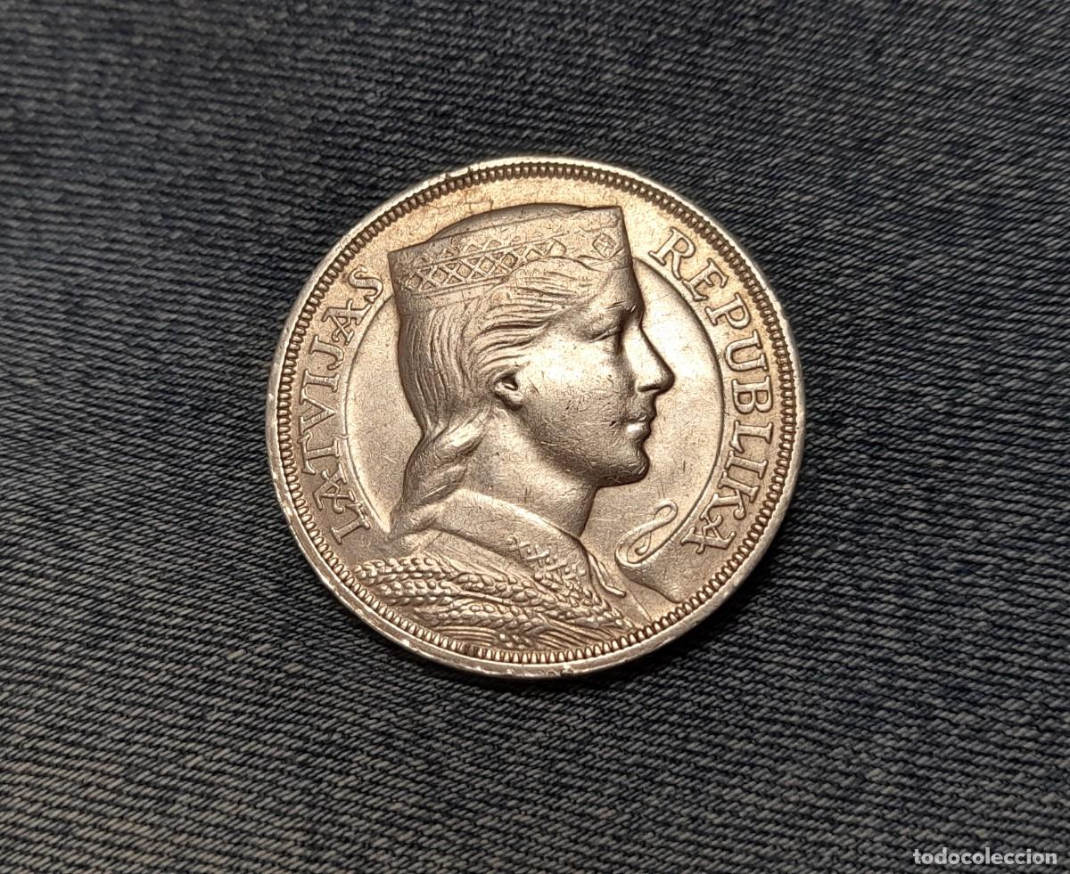 Monedas antiguas de Europa: Letonia, 5 Lati 1931