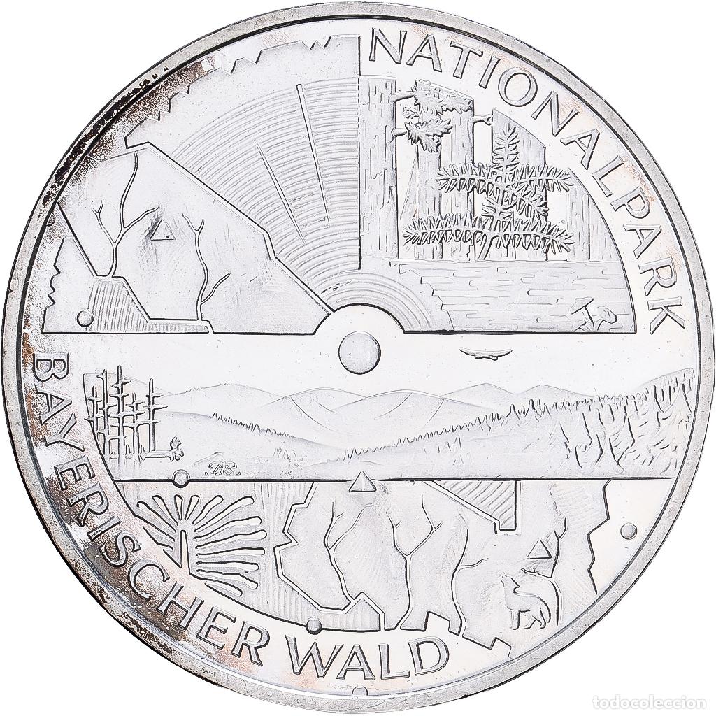 Monedas antiguas de Europa: [#1167638] Alemania, 10 Euro, Bavarian Forest National Park, 2005, Munich, Plata, EBC+