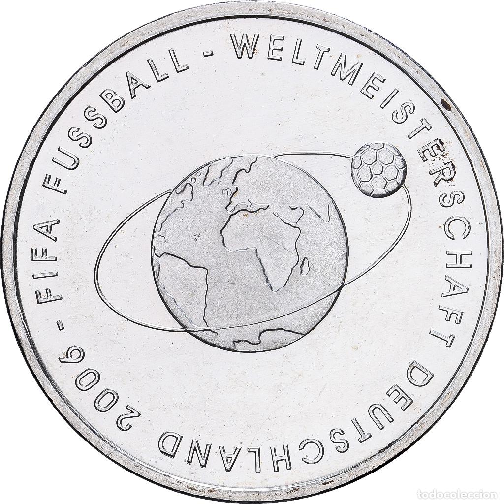 Monedas antiguas de Europa: [#1167633] Alemania, 10 Euro, 2006 FIFA World Cup, 2004, Stuttgart, Plata, SC, KM:229