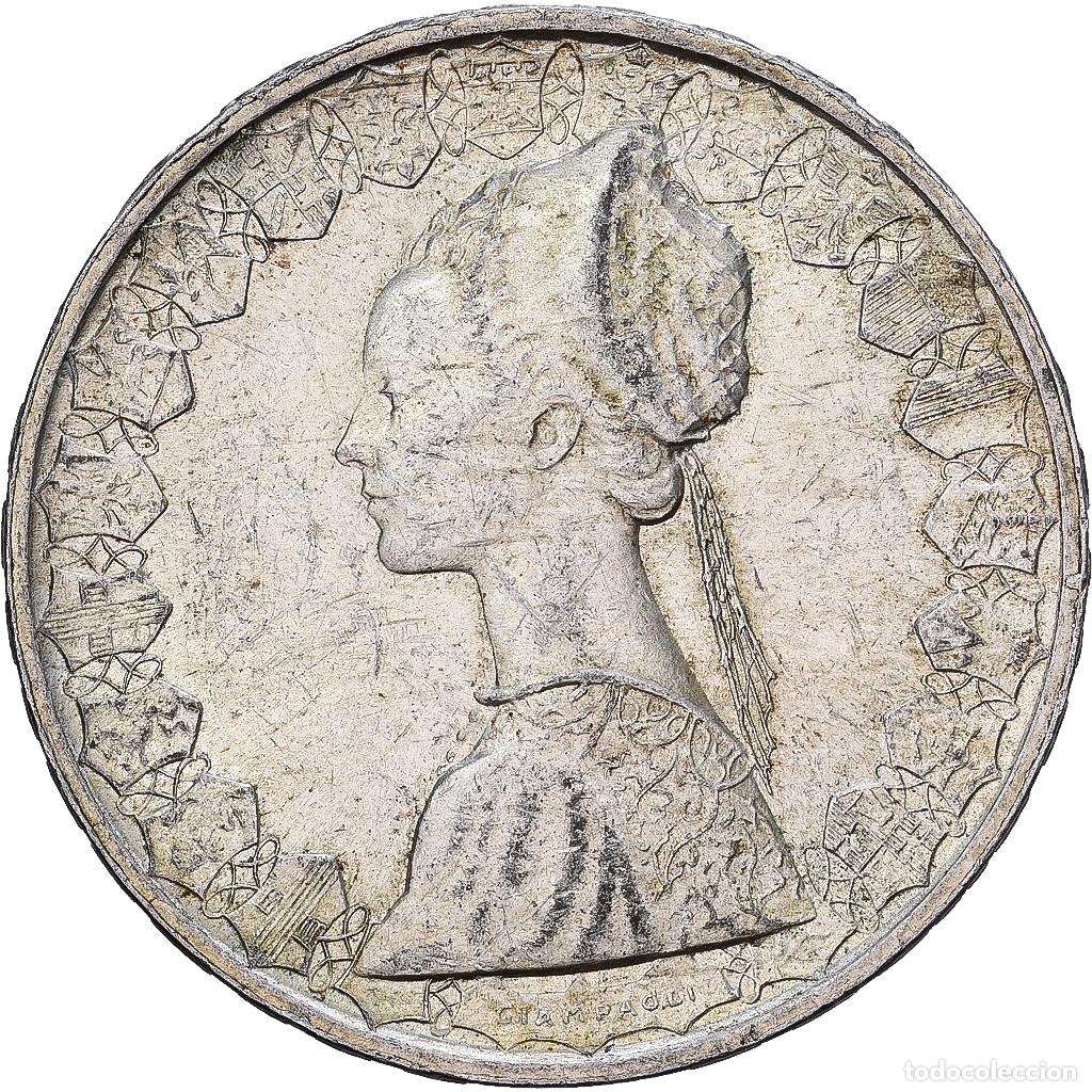 Monedas antiguas de Europa: [#1167641] Italia, 500 Lire, 1959, Rome, Plata, MBC, KM:98