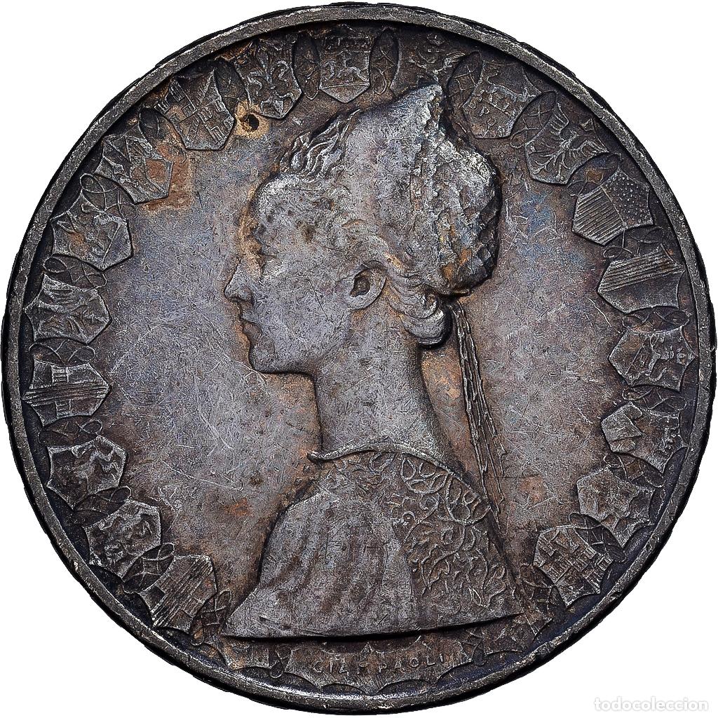 Old Coins of Europe: [#1167686] Italia, 500 Lire, 1958, Rome, Plata, BC+, KM:98