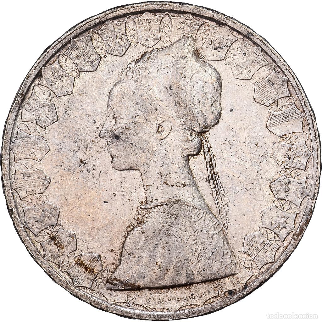 Old Coins of Europe: [#1167687] Italia, 500 Lire, 1958, Rome, Plata, BC+, KM:98