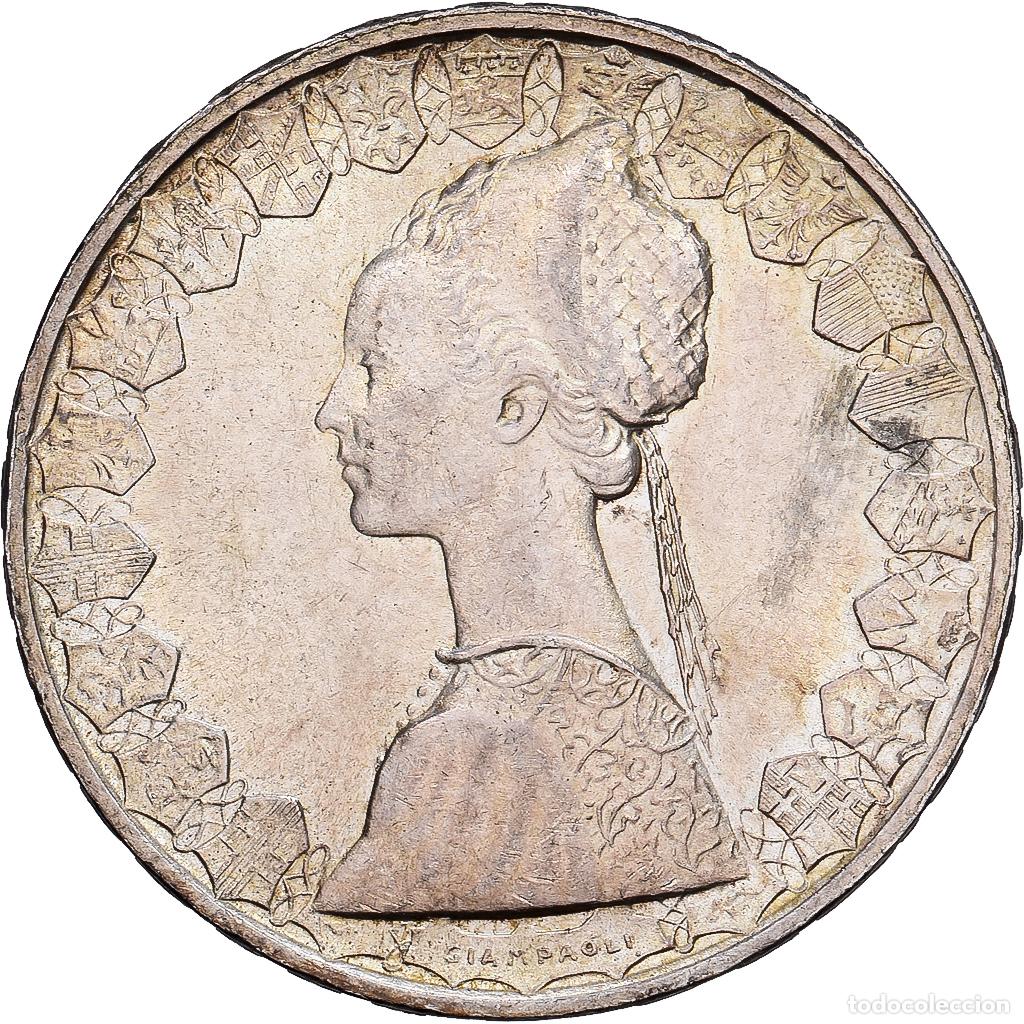 Monedas antiguas de Europa: [#1167694] Italia, 500 Lire, 1959, Rome, Plata, MBC, KM:98