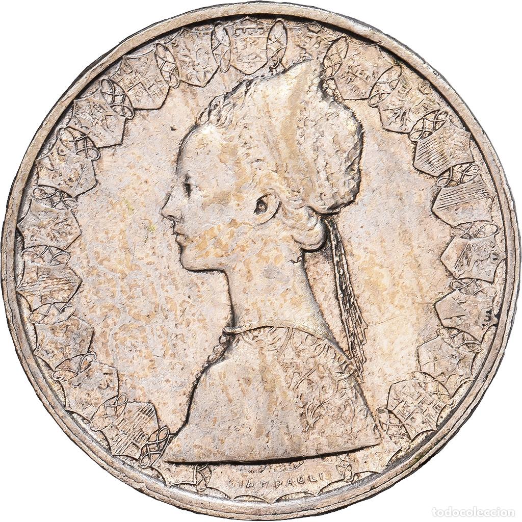 Monedas antiguas de Europa: [#1167697] Italia, 500 Lire, 1961, Rome, Plata, MBC+, KM:98