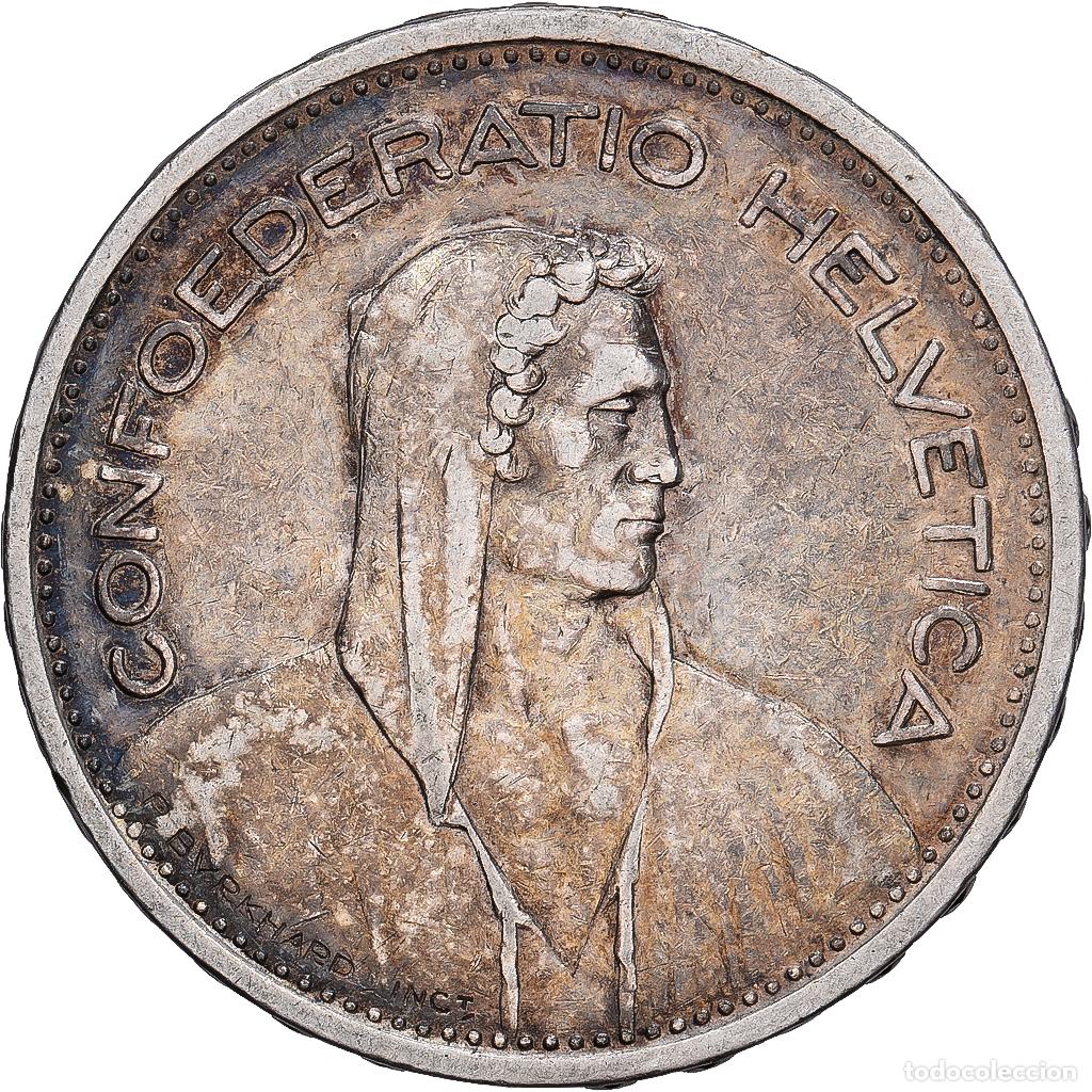 Monedas antiguas de Europa: [#1167698] Suiza, 5 Francs, 1931, Bern, Plata, BC+, KM:40