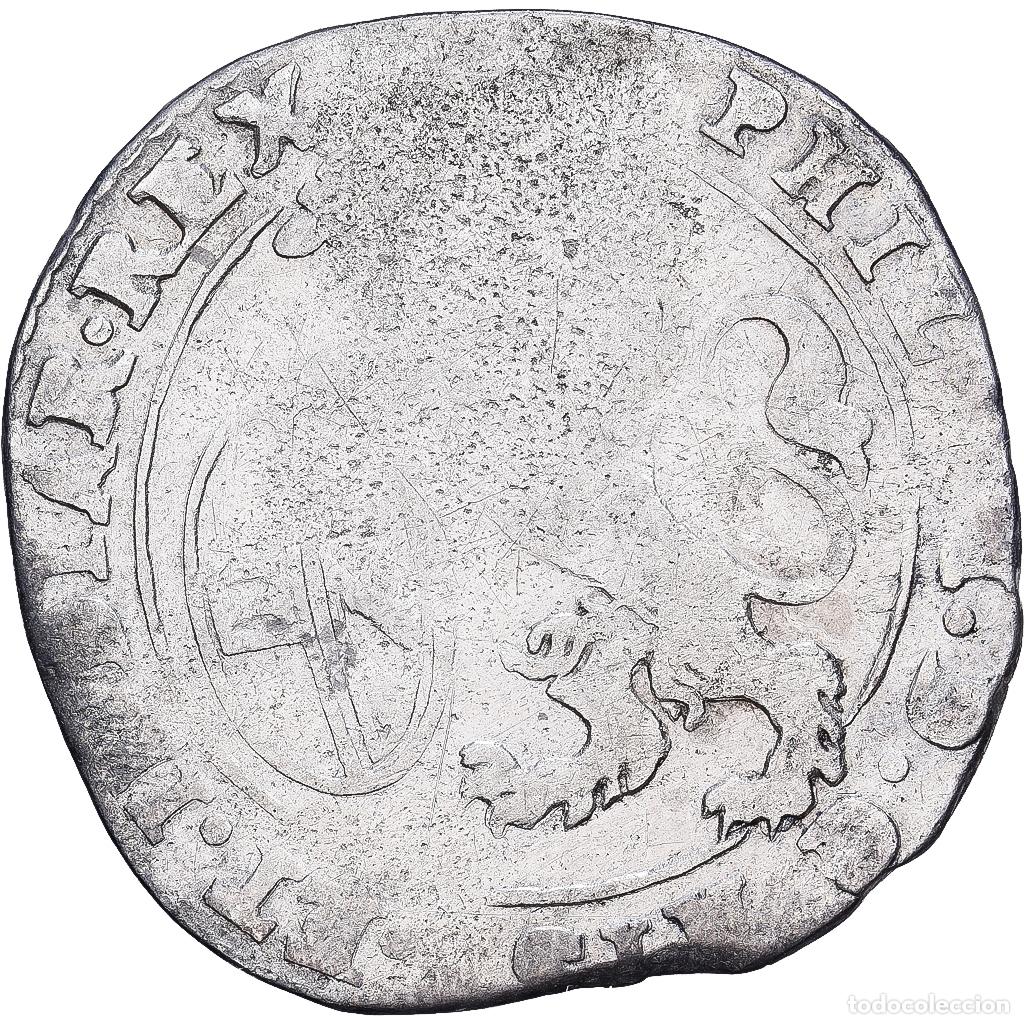 Monedas antiguas de Europa: [#1202971] Pa&iacute;ses Bajos espa&ntilde;oles, Escalin, 1629, Brussels, Plata, BC+