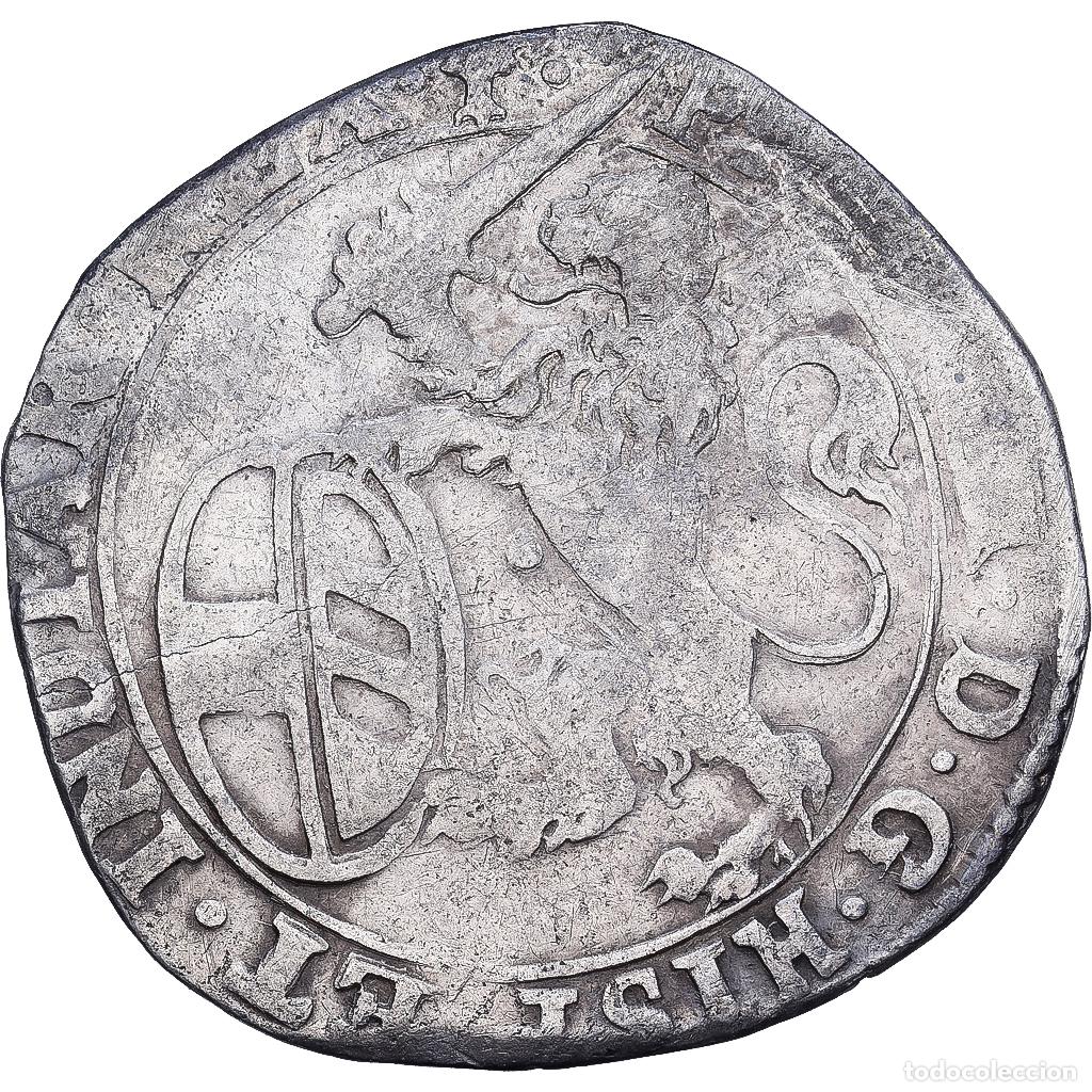 Monedas antiguas de Europa: [#1202972] Pa&iacute;ses Bajos espa&ntilde;oles, Escalin, 1624, Bois-Le-Duc, Plata, BC+, GH:333-4