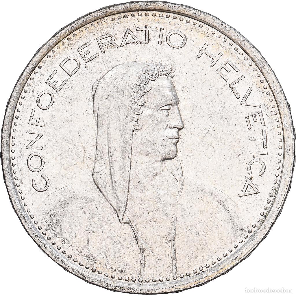 Monedas antiguas de Europa: [#1167719] Suiza, 5 Francs, 1967, Bern, Plata, MBC+, KM:40