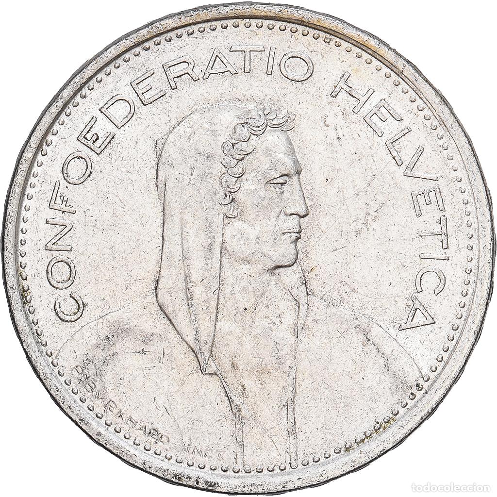 Monedas antiguas de Europa: [#1167723] Suiza, 5 Francs, 1969, Bern, Plata, EBC, KM:40