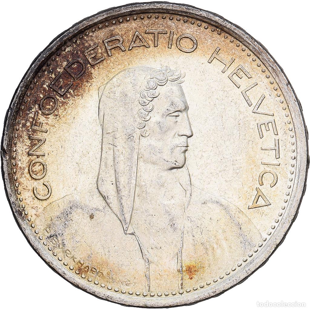 Monedas antiguas de Europa: [#1167722] Suiza, 5 Francs, 1969, Bern, Plata, MBC+, KM:40