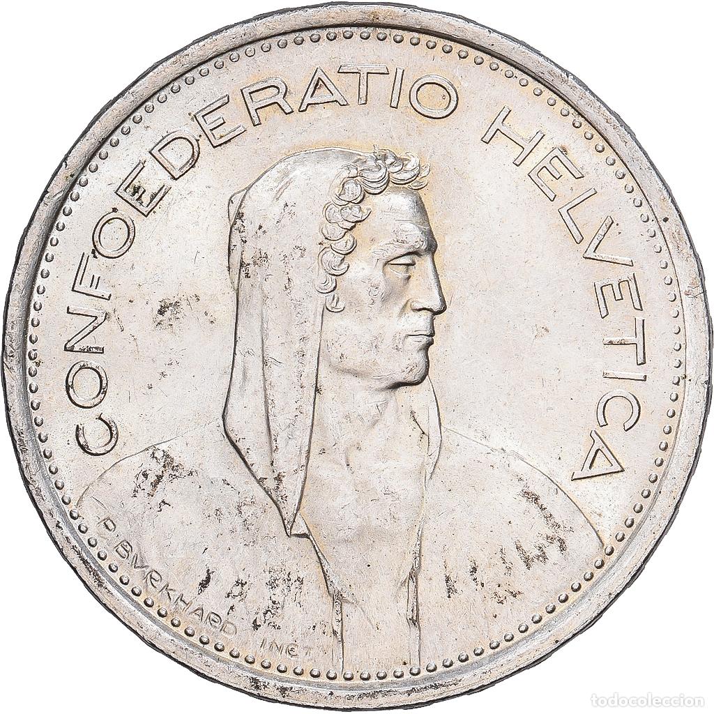 Monedas antiguas de Europa: [#1167725] Suiza, 5 Francs, 1969, Bern, Plata, EBC+, KM:40