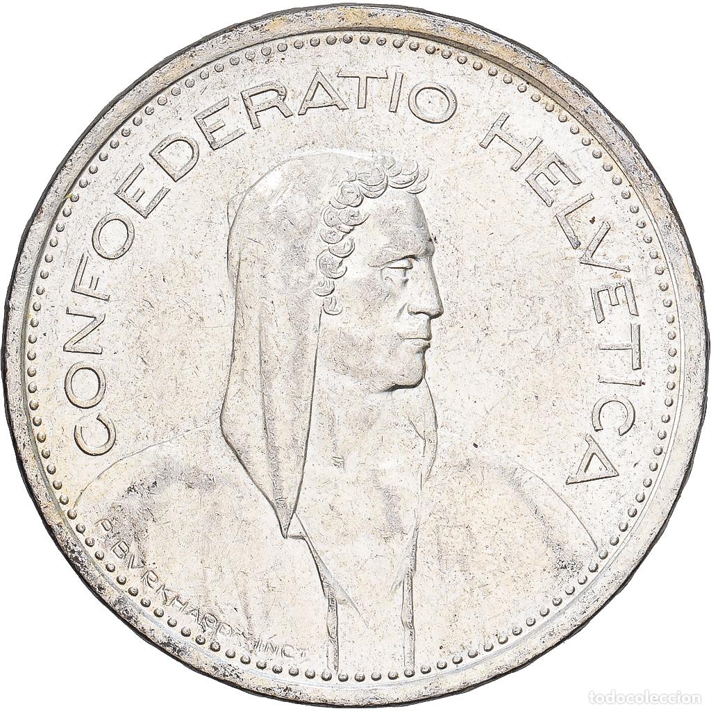 Monedas antiguas de Europa: [#1167724] Suiza, 5 Francs, 1969, Bern, Plata, EBC, KM:40
