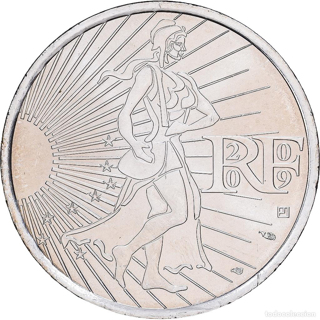 Monedas antiguas de Europa: [#1167749] Francia, 10 Euro, Semeuse, 2009, Monnaie de Paris, Plata, SC+