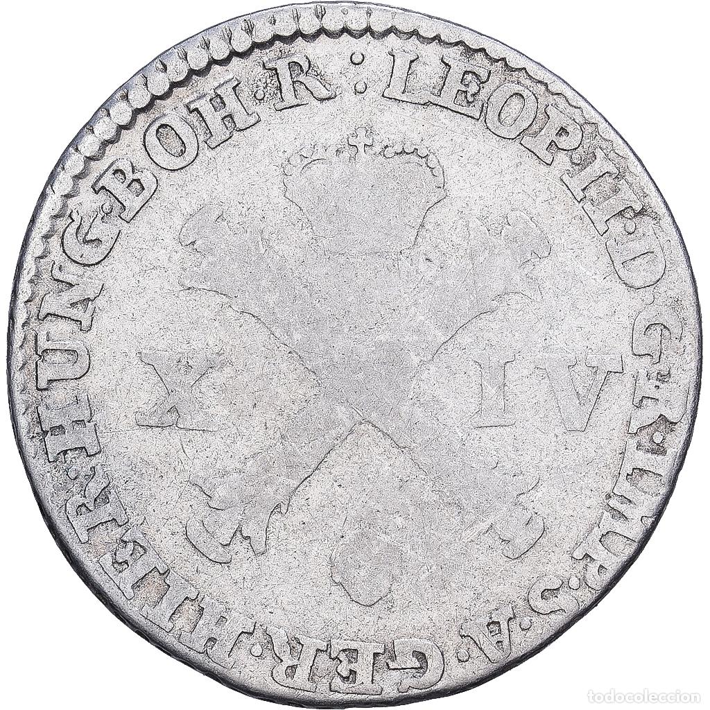 Monedas antiguas de Europa: [#1202984] Pa&iacute;ses Bajos espa&ntilde;oles, Leopold II, 14 Liards, 14 Oorden, 1791, Brussels