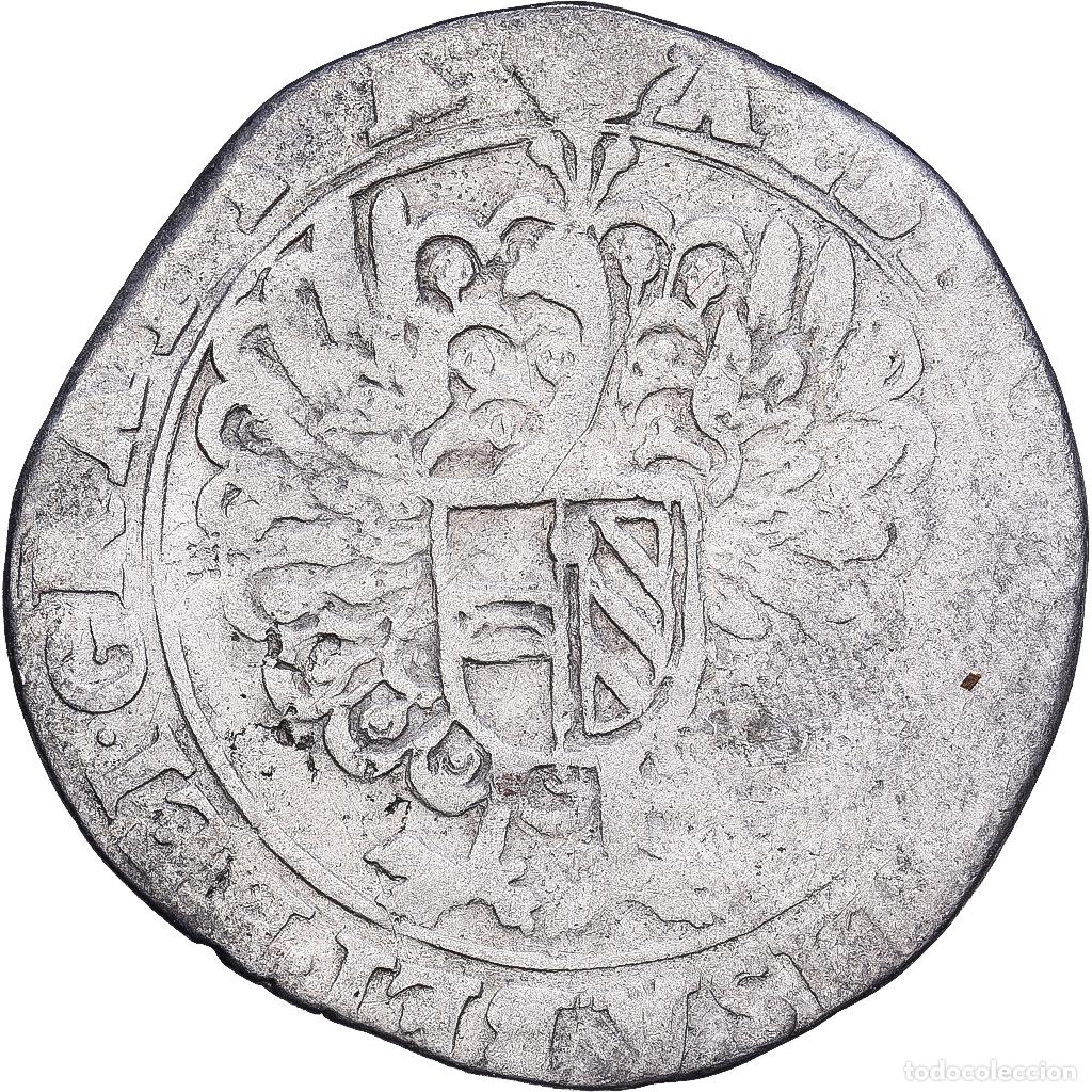 Monedas antiguas de Europa: [#1202986] Pa&iacute;ses Bajos espa&ntilde;oles, Albert & Isabella, Escalin, 1620, Antwerp, Plata, BC+