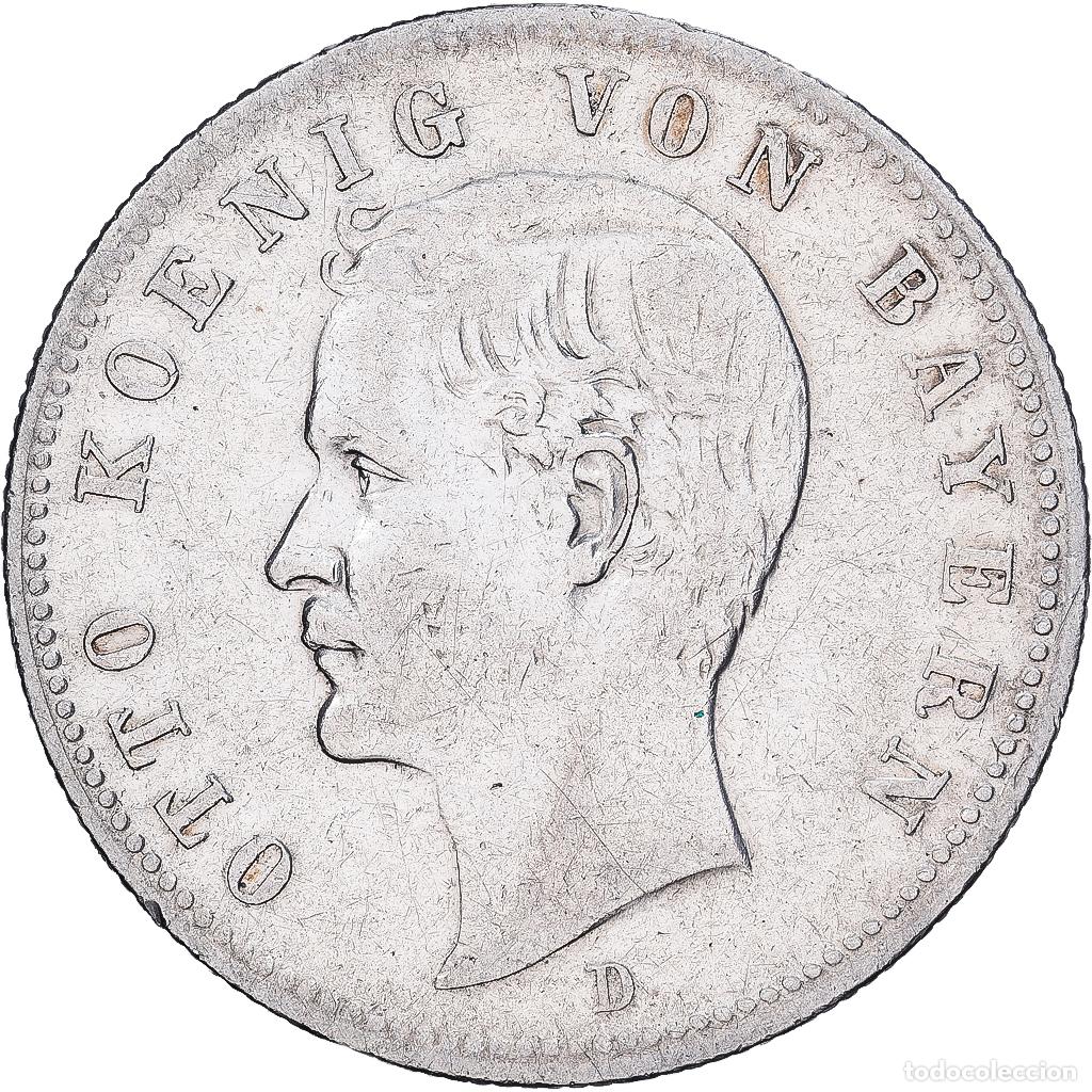 Monedas antiguas de Europa: [#1167764] Estados alemanes, BAVARIA, Otto, 2 Mark, 1899, Munich, Plata, BC+, KM:913
