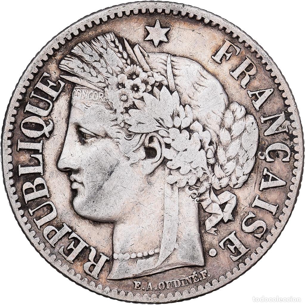 Monedas antiguas de Europa: [#1167758] Moneda, Francia, C&eacute;r&egrave;s, 2 Francs, 1894, Paris, BC+, Plata, KM:817.1