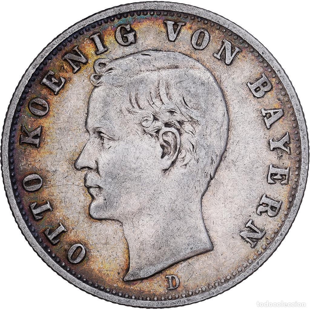 Monedas antiguas de Europa: [#1167765] Moneda, Estados alemanes, BAVARIA, Otto, 2 Mark, 1903, Munich, MBC, Plata