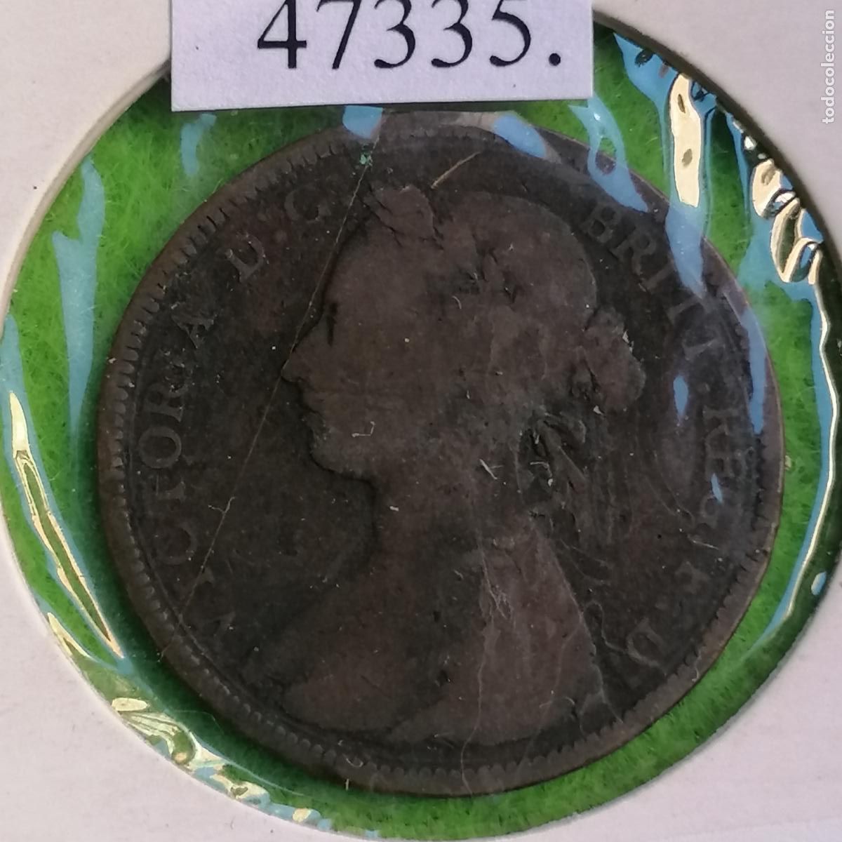 Monedas antiguas de Europa: Inglaterra 1/2 penique 1886, UK