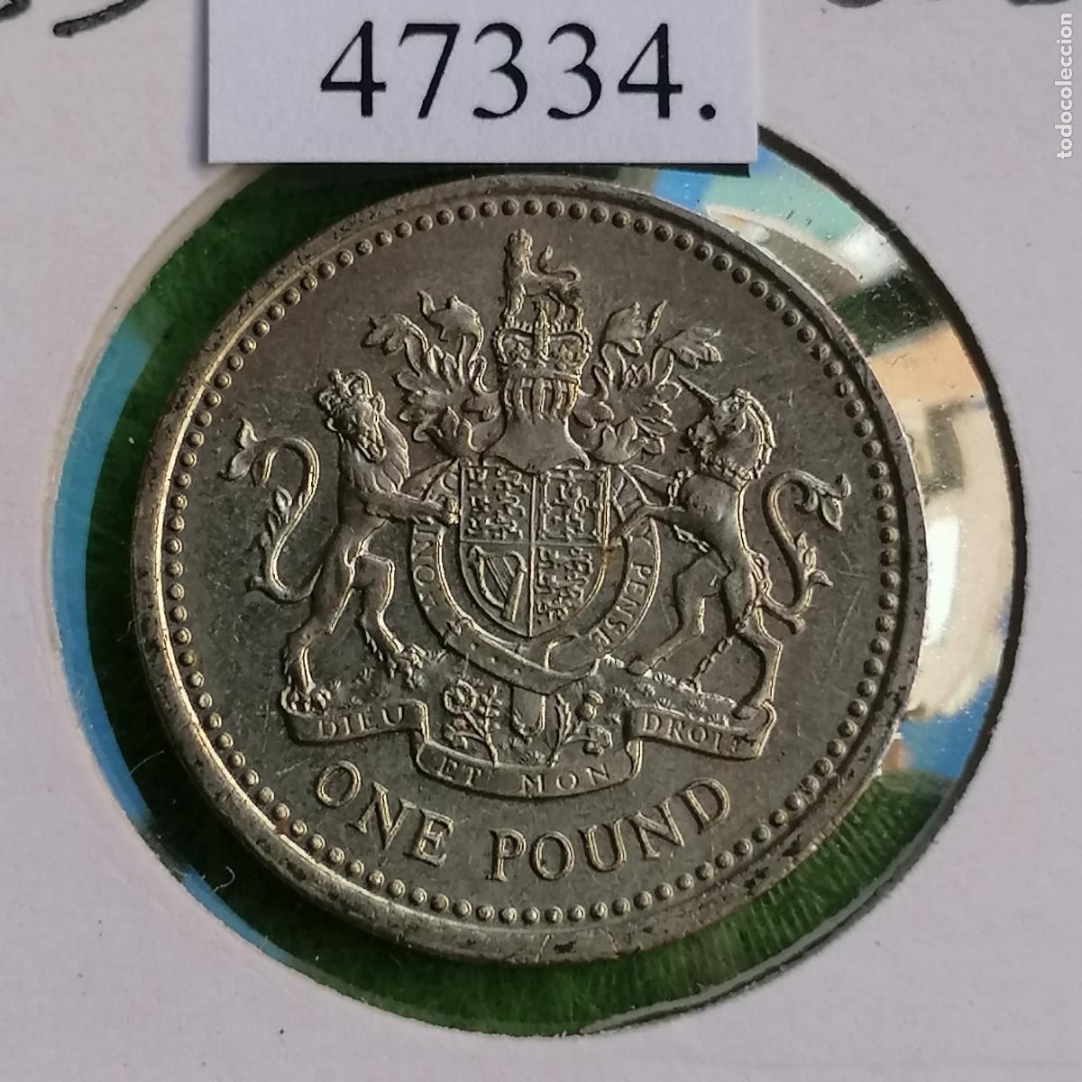 Monedas antiguas de Europa: Inglaterra 1 libra 1983, UK