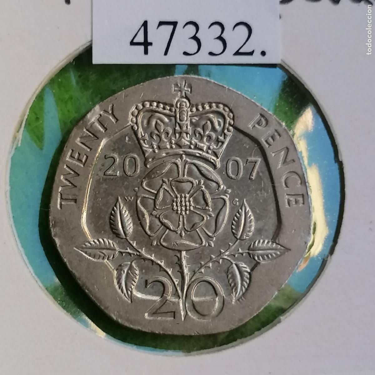 Monedas antiguas de Europa: Inglaterra 20 peniques 2007, UK