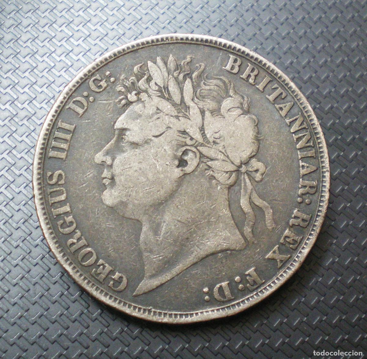 Monedas antiguas de Europa: GRAN BRETA&Ntilde;A - 1 CORONA de PLATA 1821