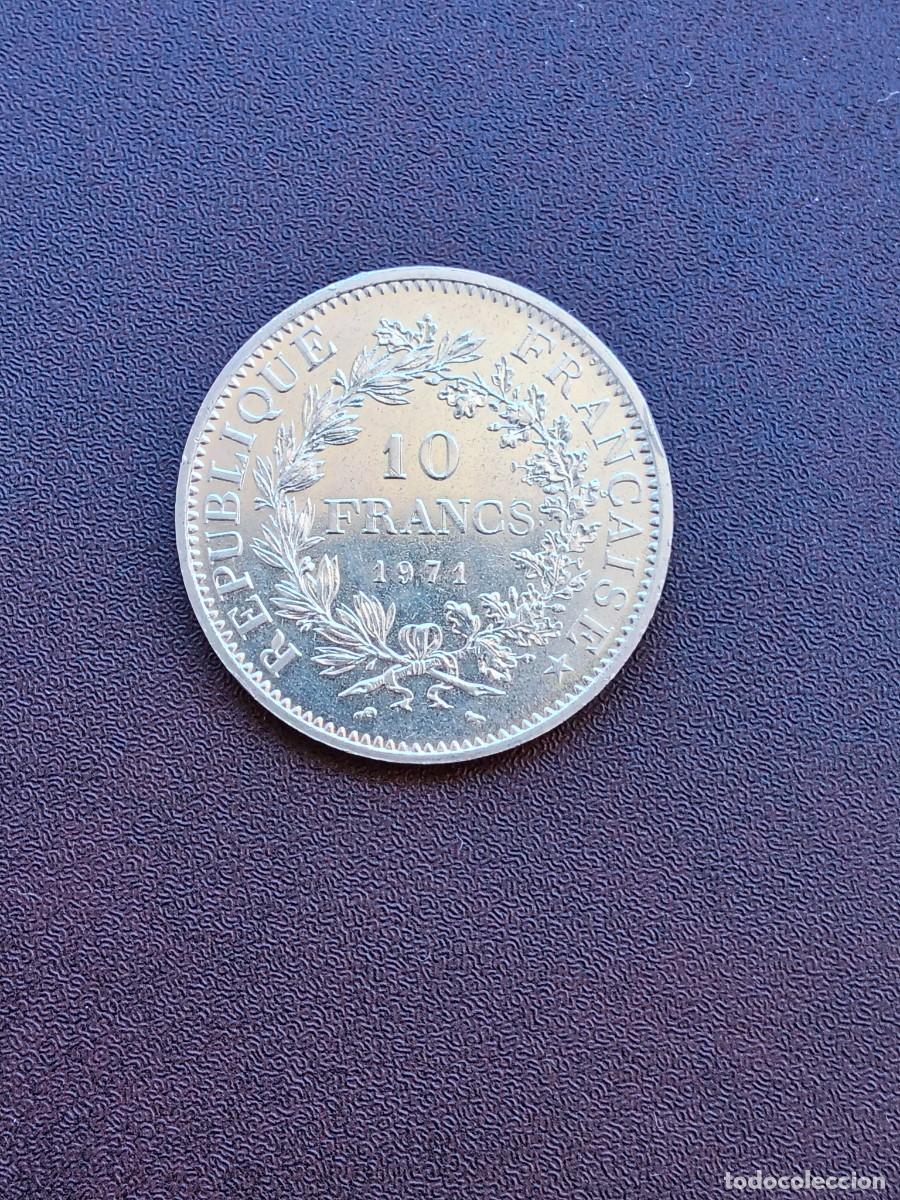 Monedas antiguas de Europa: MONEDA DE 10 FRANCOS DE FRANCIA DEL A&Ntilde;O 1971 HERCULES. DE PLATA.