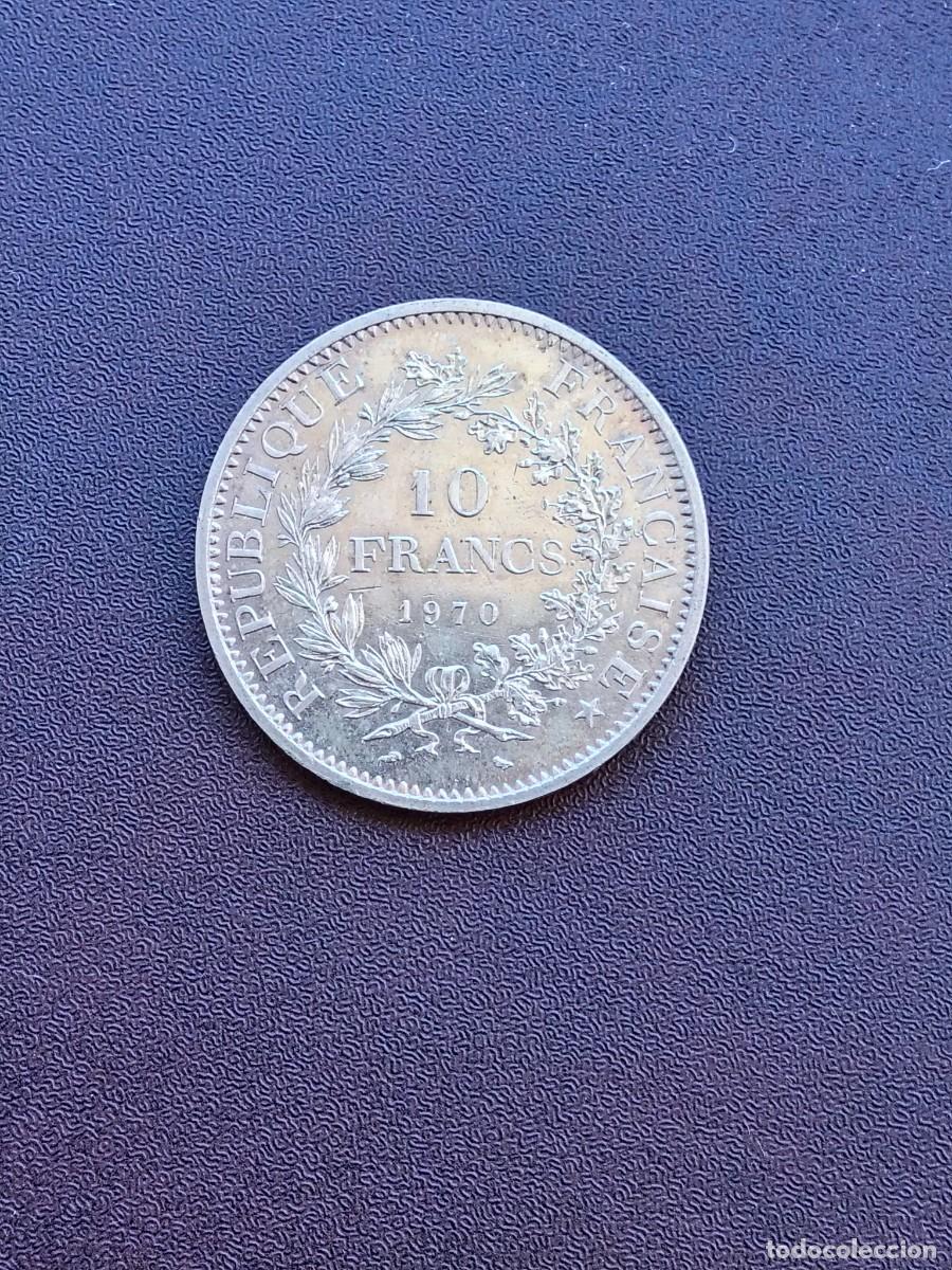 Monedas antiguas de Europa: MONEDA DE 10 FRANCOS DE FRANCIA DEL A&Ntilde;O 1970 HERCULES. DE PLATA.