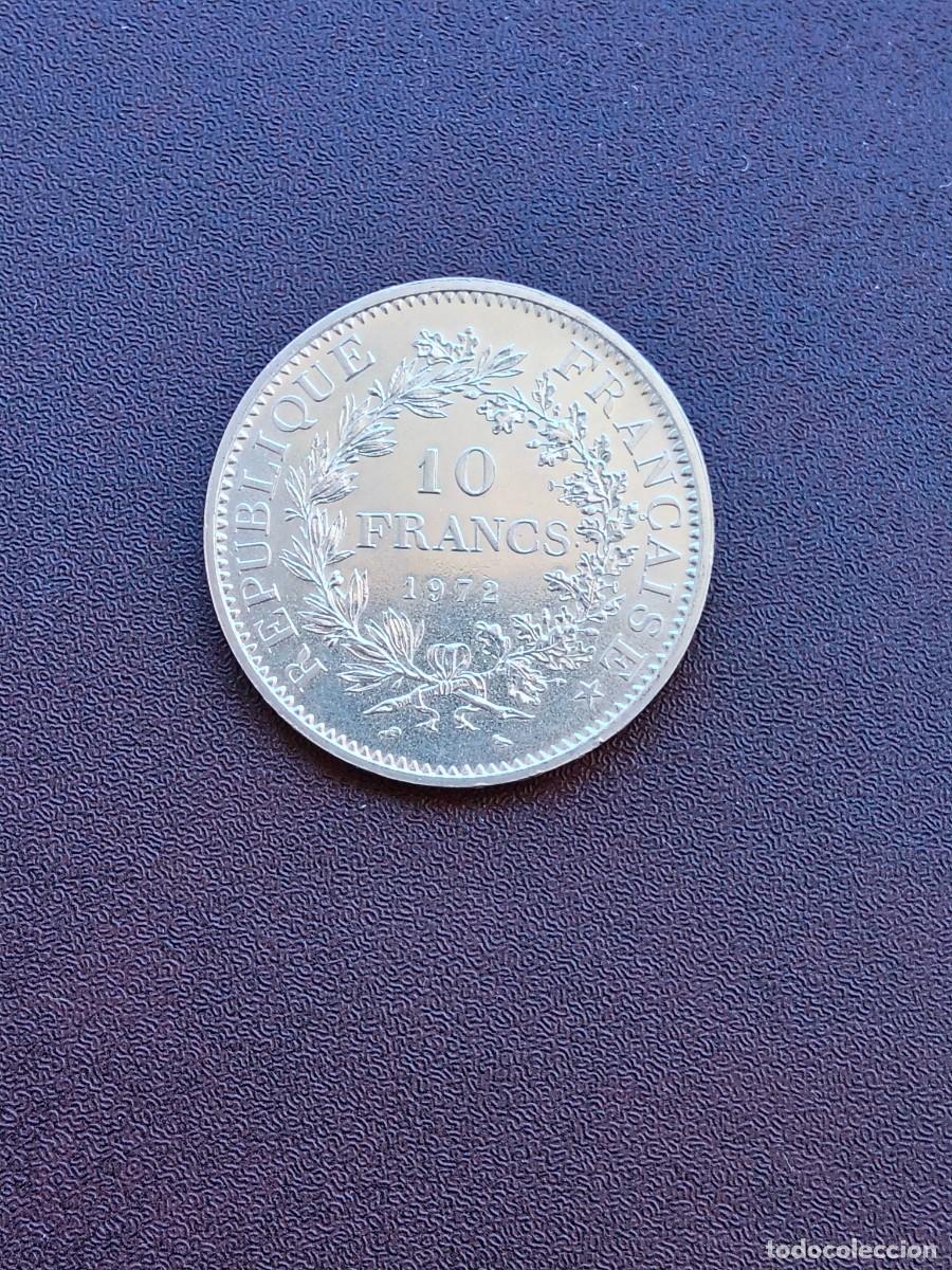 Monedas antiguas de Europa: MONEDA DE 10 FRANCOS DE FRANCIA DEL A&Ntilde;O 1972 HERCULES. DE PLATA.