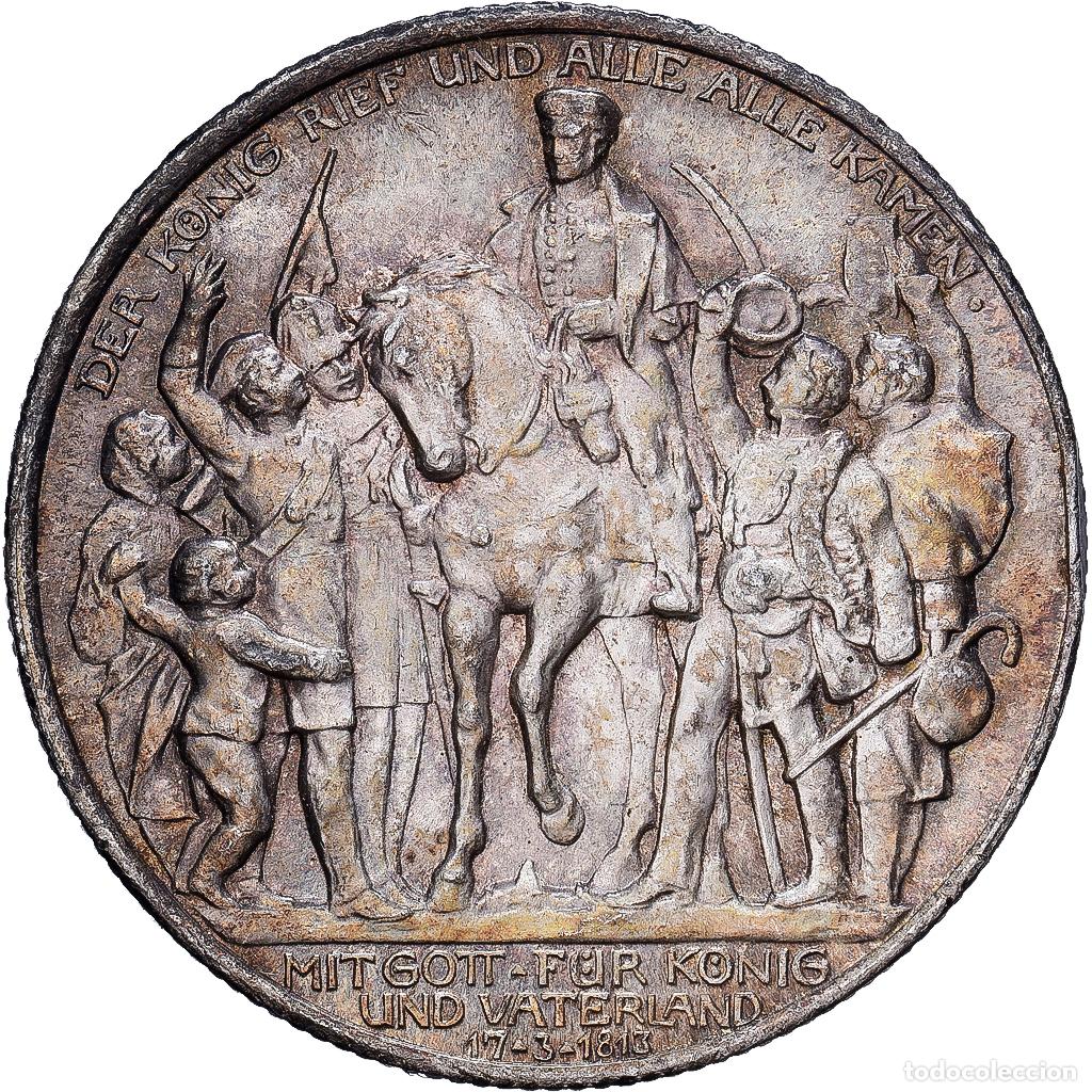 Monedas antiguas de Europa: [#1167789] Estados alemanes, PRUSSIA, Wilhelm II, 2 Mark, 1913, Berlin, Plata, EBC, KM:532