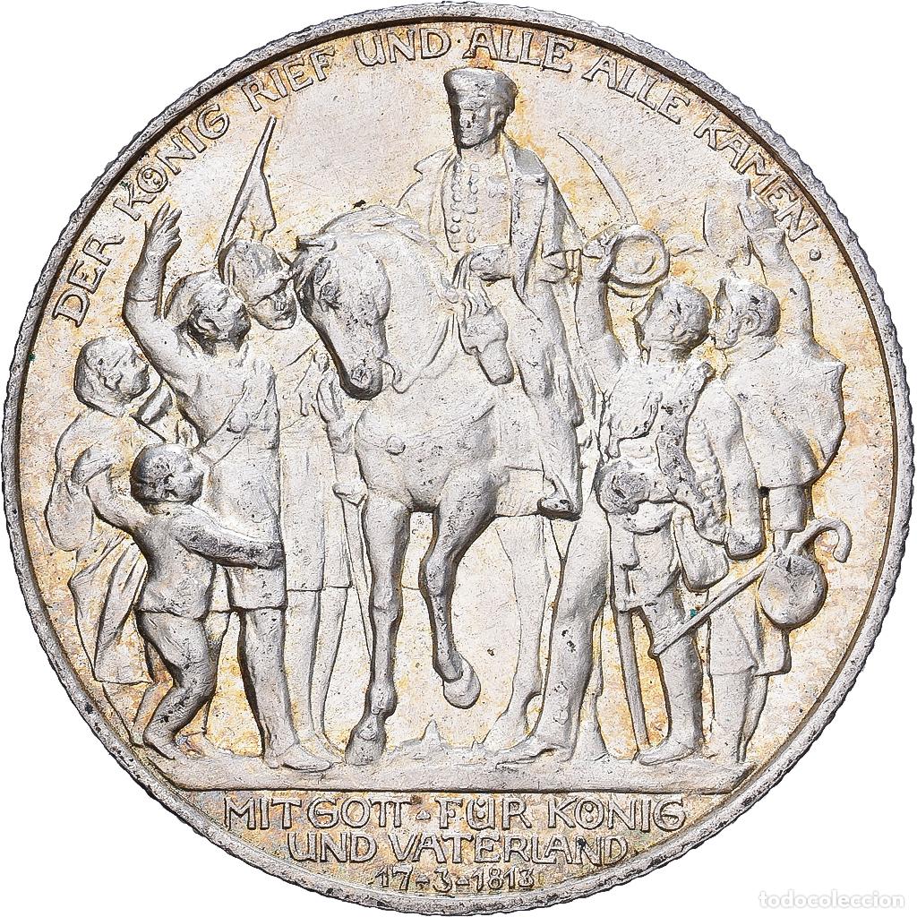 Monedas antiguas de Europa: [#1167790] Estados alemanes, PRUSSIA, Wilhelm II, 2 Mark, 1913, Berlin, Plata, EBC+, KM:532
