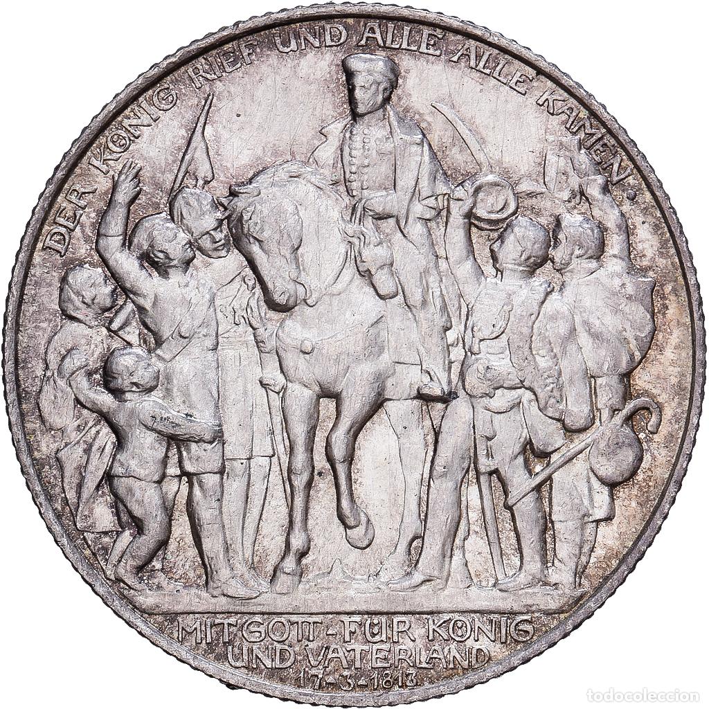 Monedas antiguas de Europa: [#1167787] Estados alemanes, PRUSSIA, Wilhelm II, 2 Mark, 1913, Berlin, Plata, MBC+, KM:532