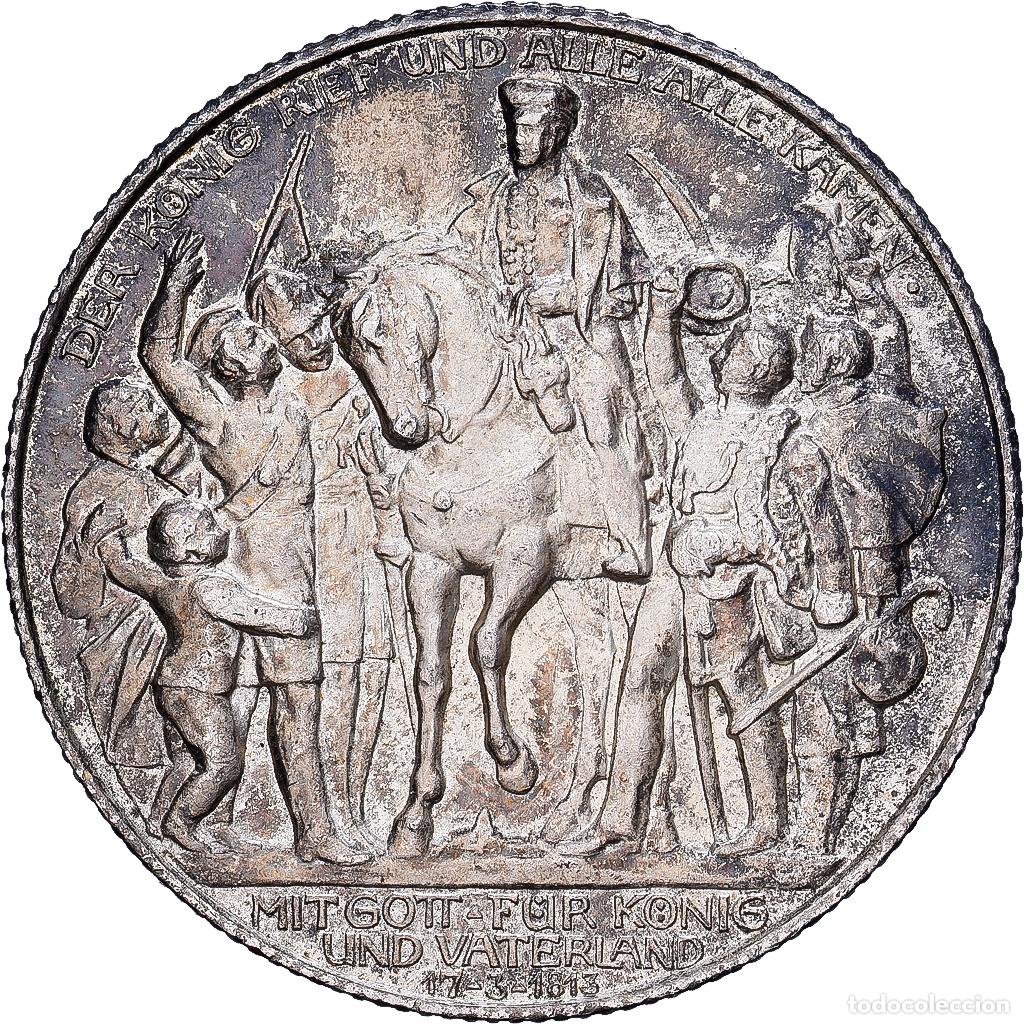 Monedas antiguas de Europa: [#1167788] Estados alemanes, PRUSSIA, Wilhelm II, 2 Mark, 1913, Berlin, Plata, EBC, KM:532