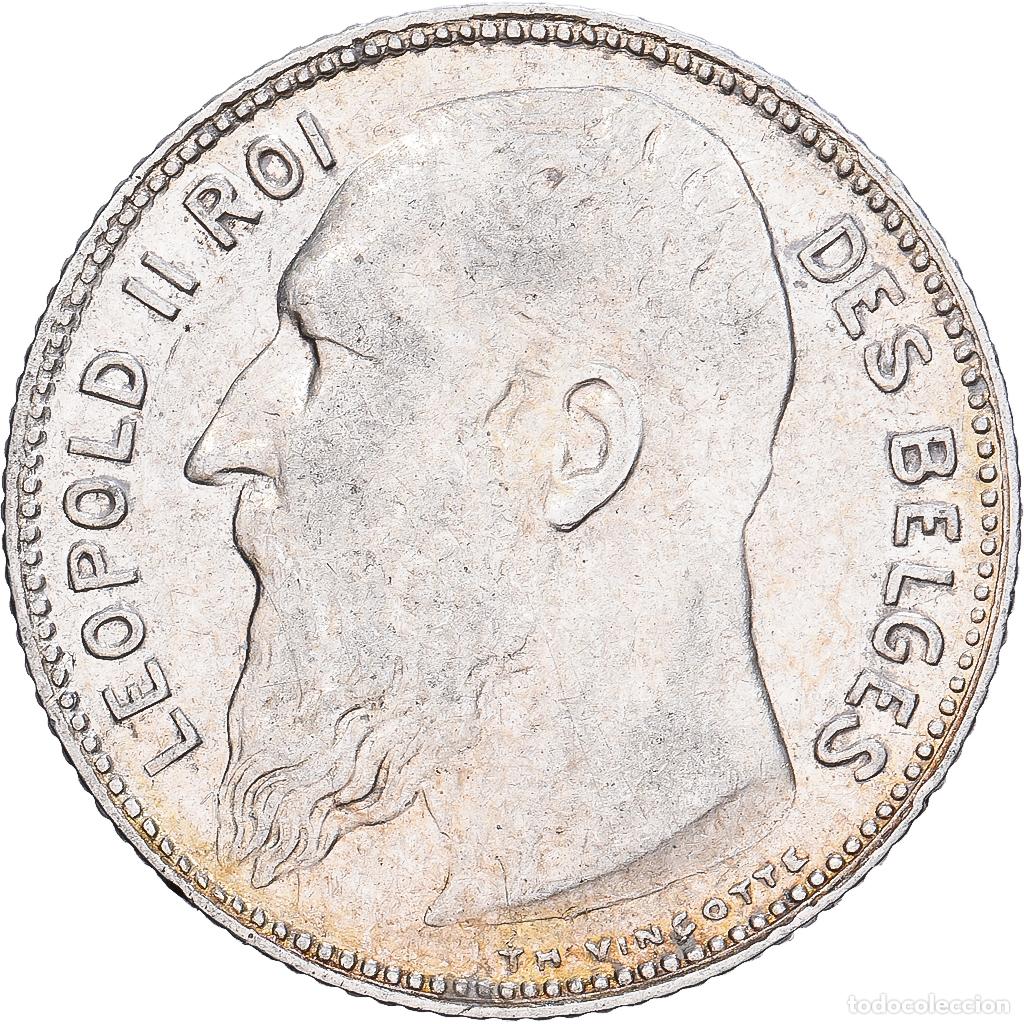 Monedas antiguas de Europa: [#1203008] B&eacute;lgica, Franc, 1909, Brussels, Plata, MBC, KM:56.1