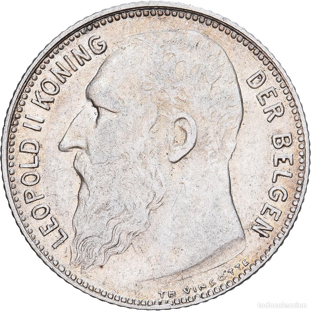 Monedas antiguas de Europa: [#1203007] B&eacute;lgica, Franc, 1909, Plata, MBC, KM:57.1