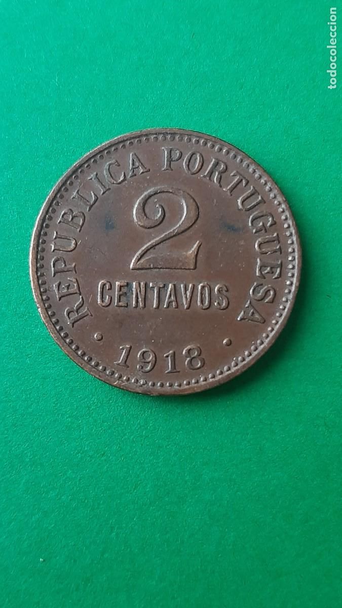 Monedas antiguas de Europa: (PORTUGAL)(1818)(BRONCE) 2 CENTAVOS