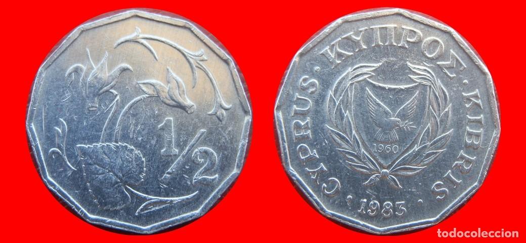 Monedas antiguas de Europa: 1/2 CENTIMO 1983 CHIPRE-151091