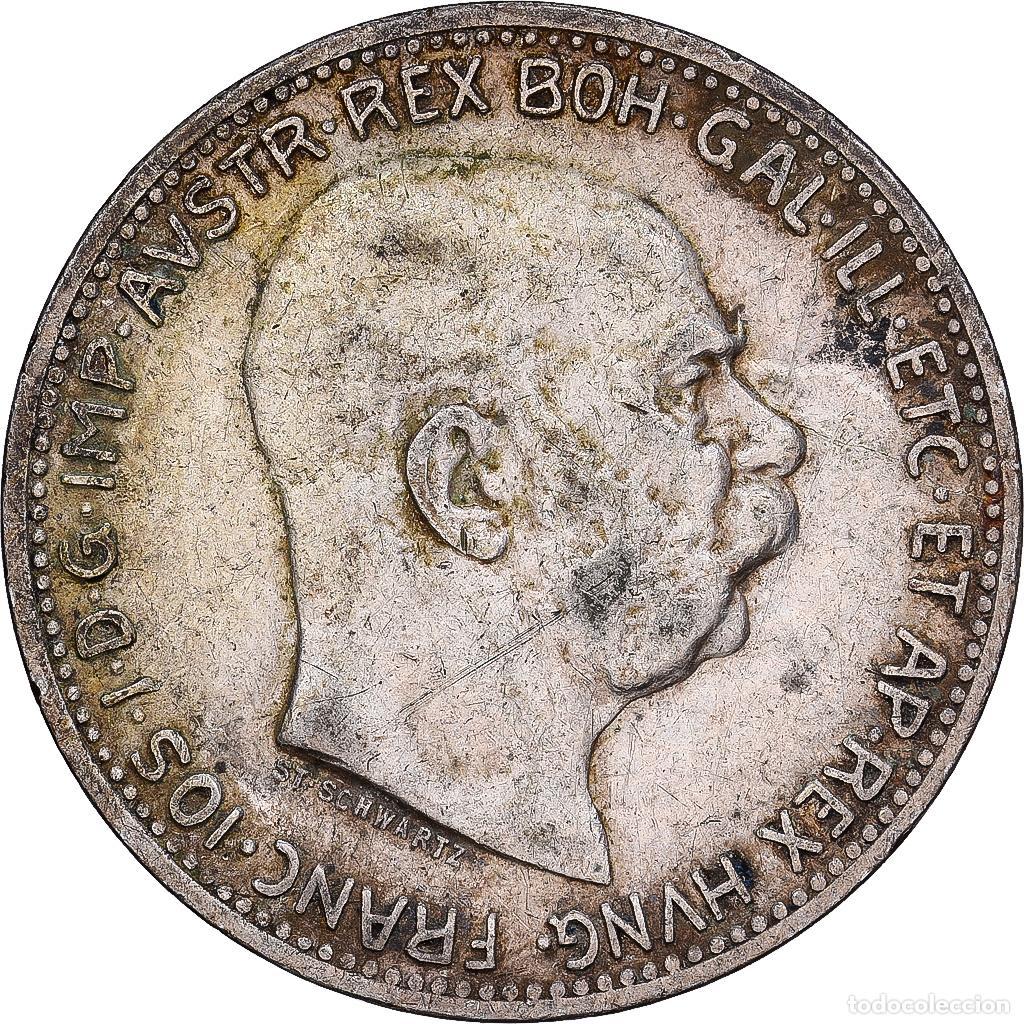 Monedas antiguas de Europa: [#1167813] Hungr&iacute;a, Franz Joseph I, Korona, 1913, Kormoczbanya, Plata, BC+, KM:492