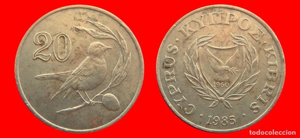 Monedas antiguas de Europa: 20 CENTIMOS 1985 CHIPRE-151098