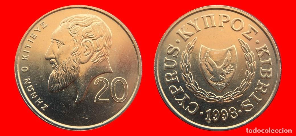 Monedas antiguas de Europa: 20 CENTIMOS 1993 CHIPRE-151099