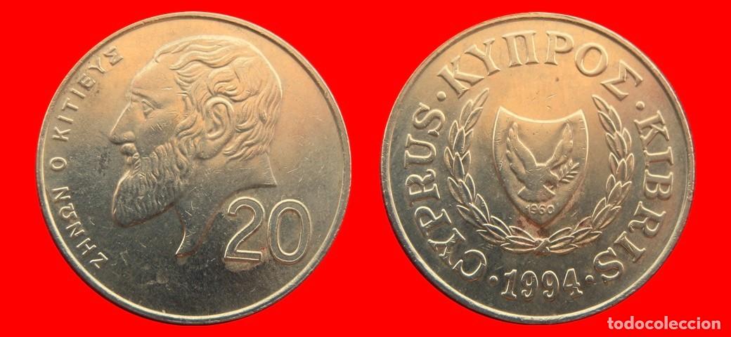Monedas antiguas de Europa: 20 CENTIMOS 1994 CHIPRE-151100