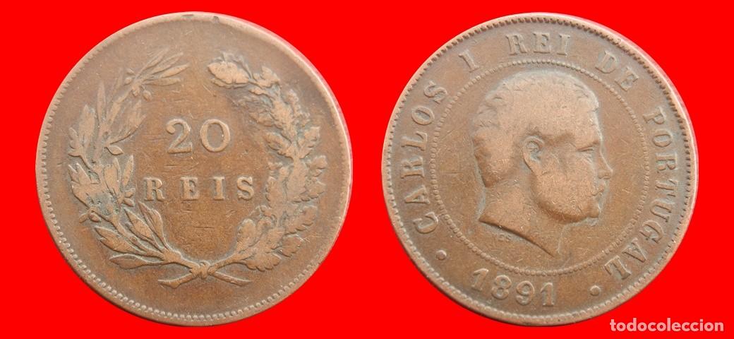 Monedas antiguas de Europa: 200 REIS 1891 PORTUGAL-151107