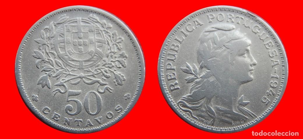 Monedas antiguas de Europa: 50 CENTAVOS 1945 PORTUGAL-151111